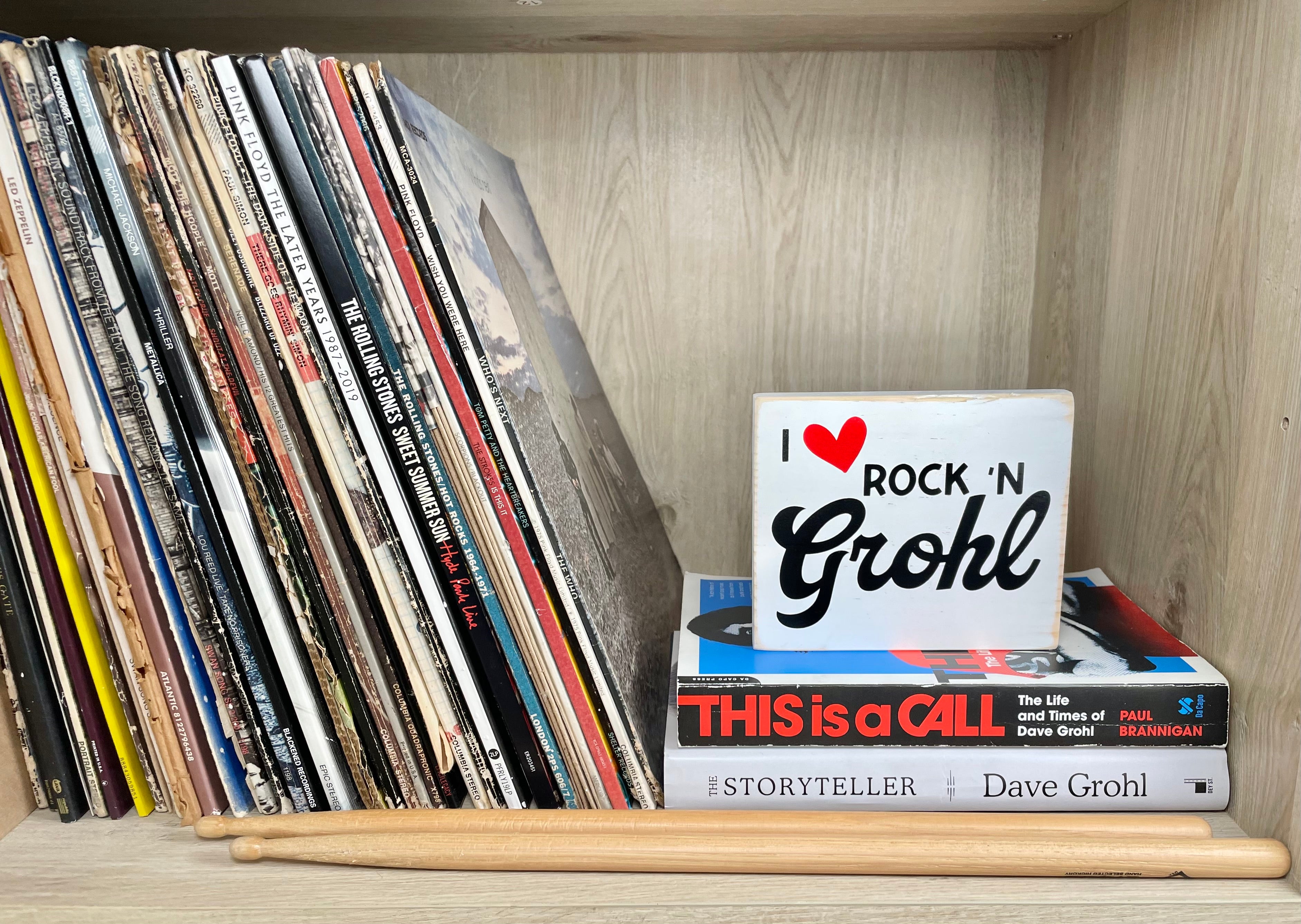 I Love Rock 'n Grohl Sign | Dave Grohl | Three Sister Studio
