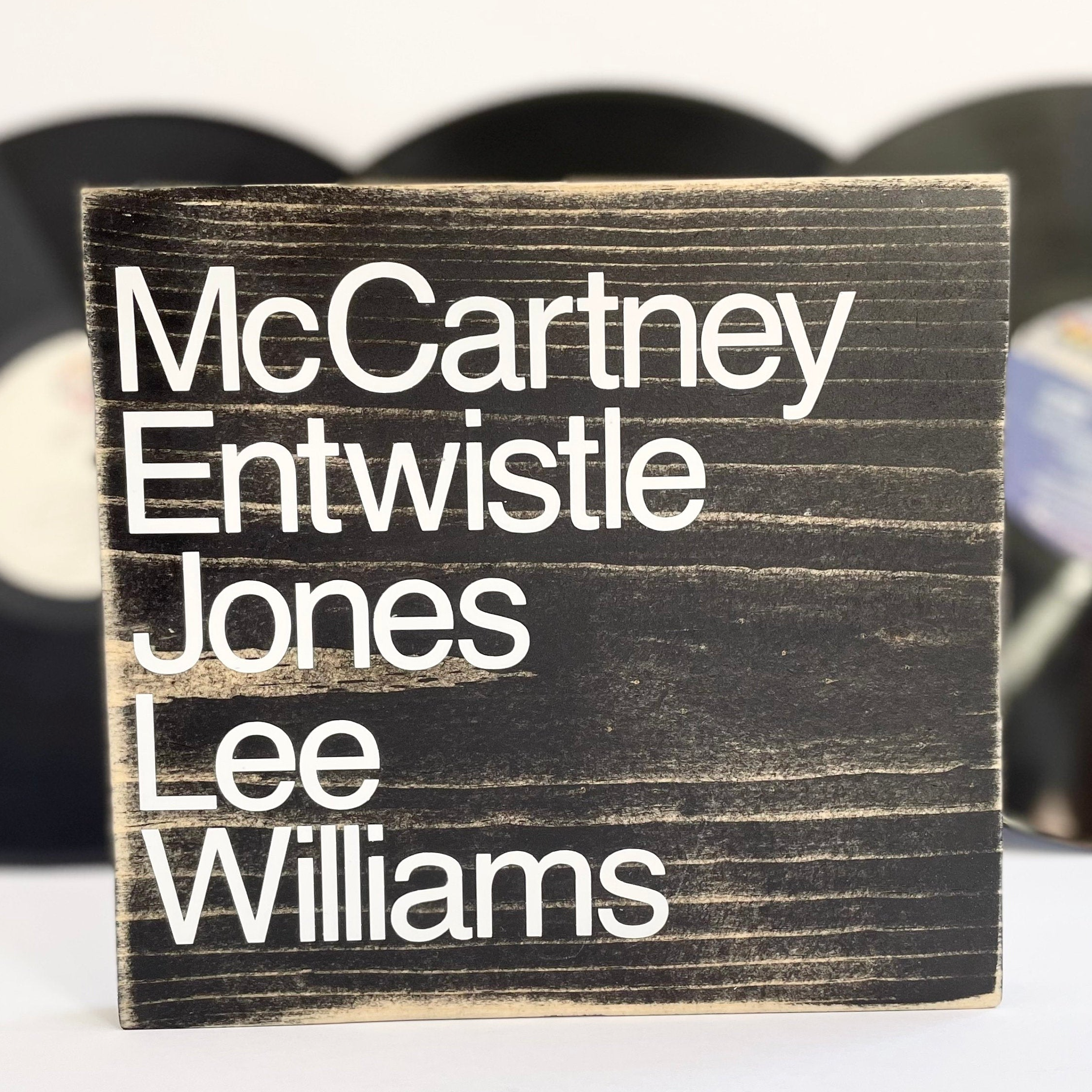 Personalized Bass Player Sign