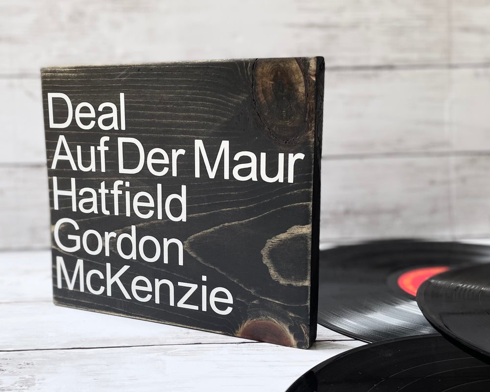 Bassist Décor Sign | Personalized Bass Player Sign | Three Sisters Studio
