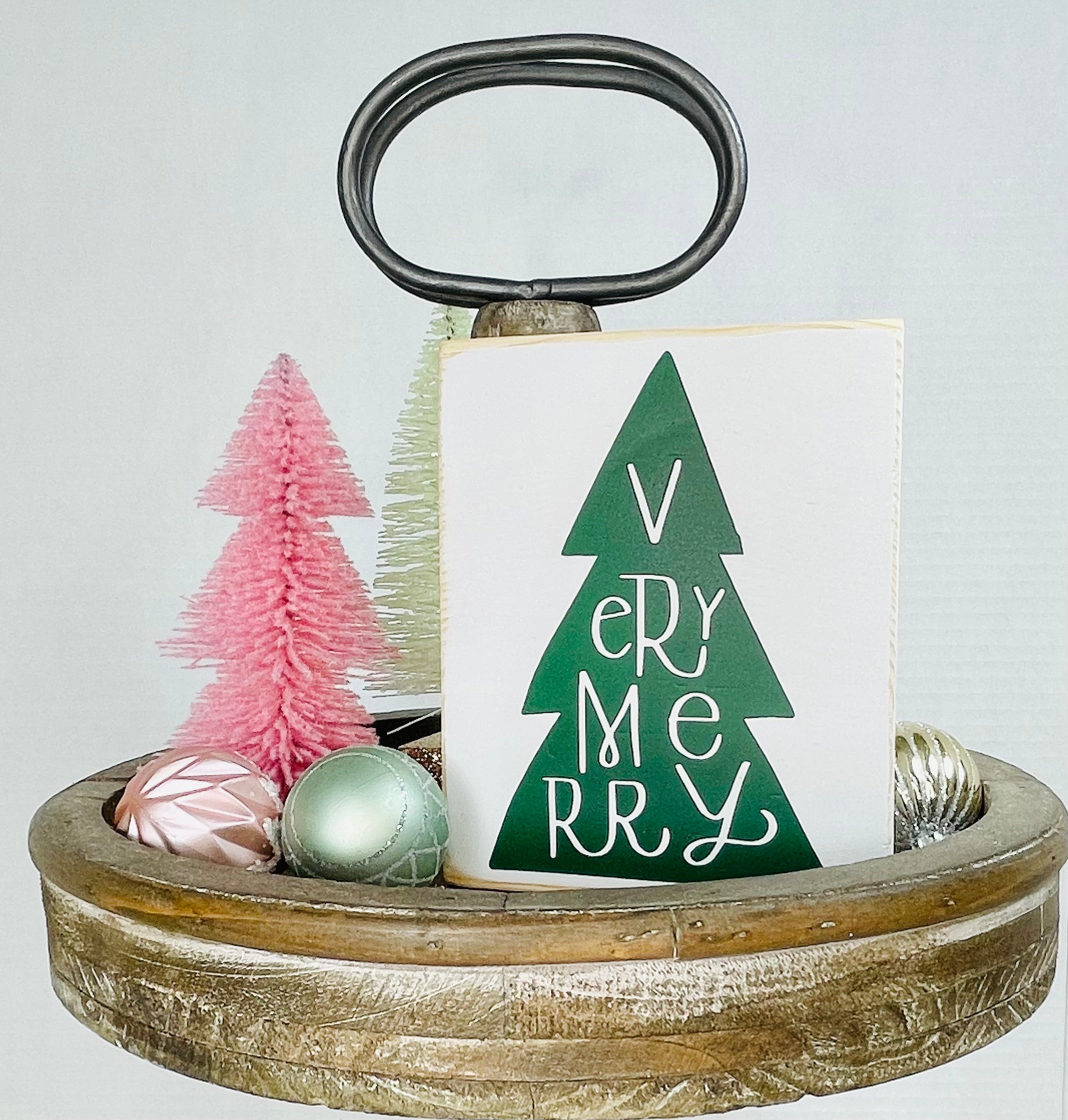 Wooden Christmas Tree Sign | Xmas Tree Sign | Three Sisters Studio