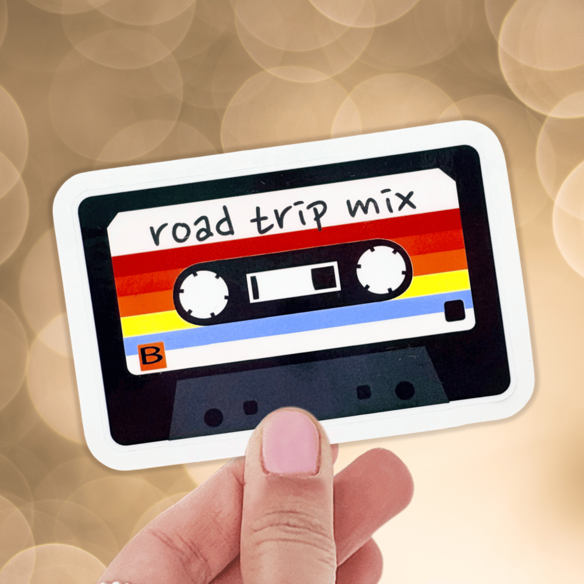 Retro Cassette Tape Sticker