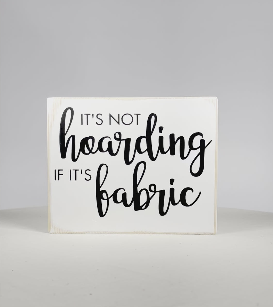 Unique Wood Signs | It’S Not Hoarding | Three Sister Studio