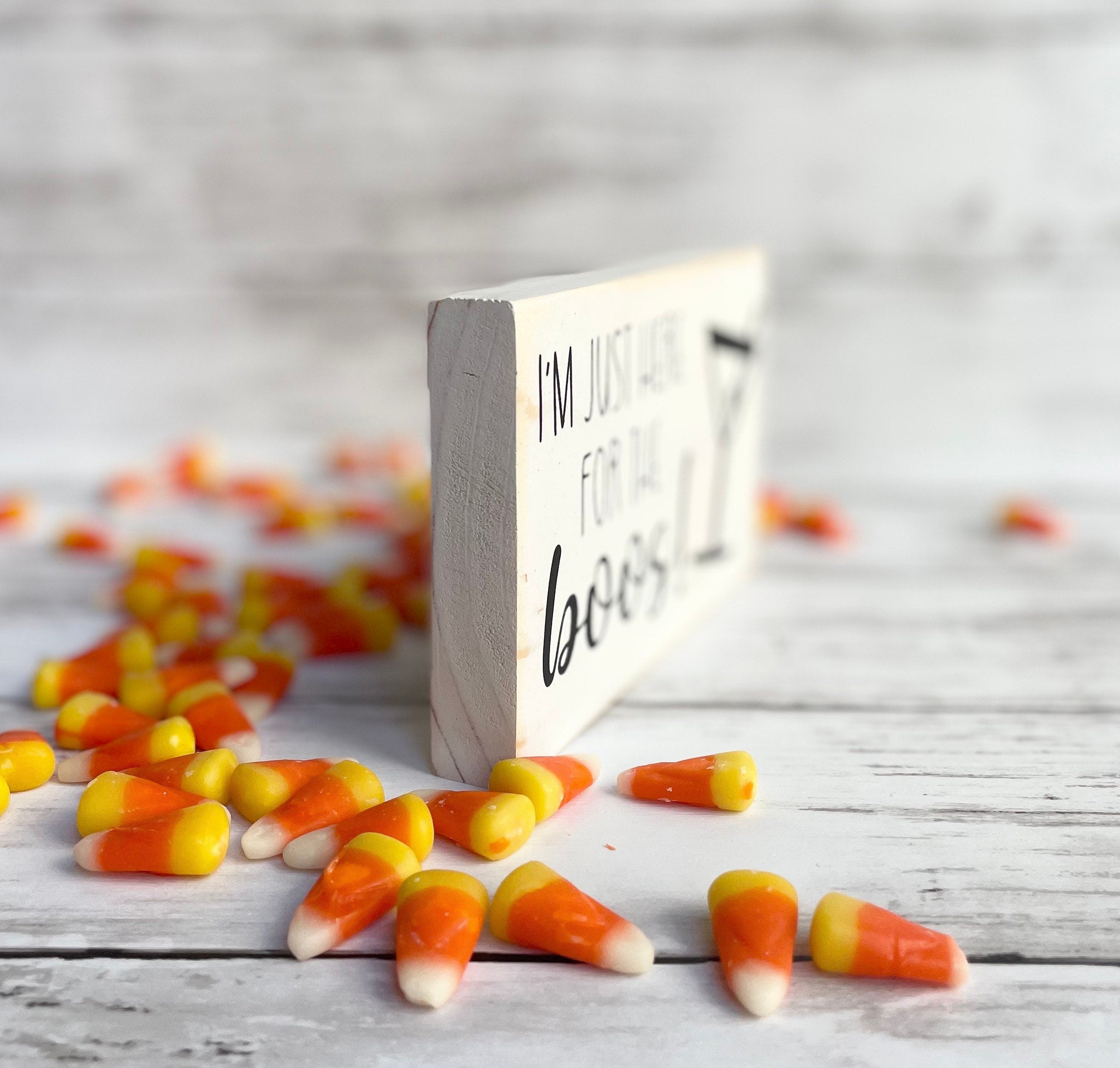 Halloween Boos Wood Sign | Spooky Decor | Three Sisters Studio