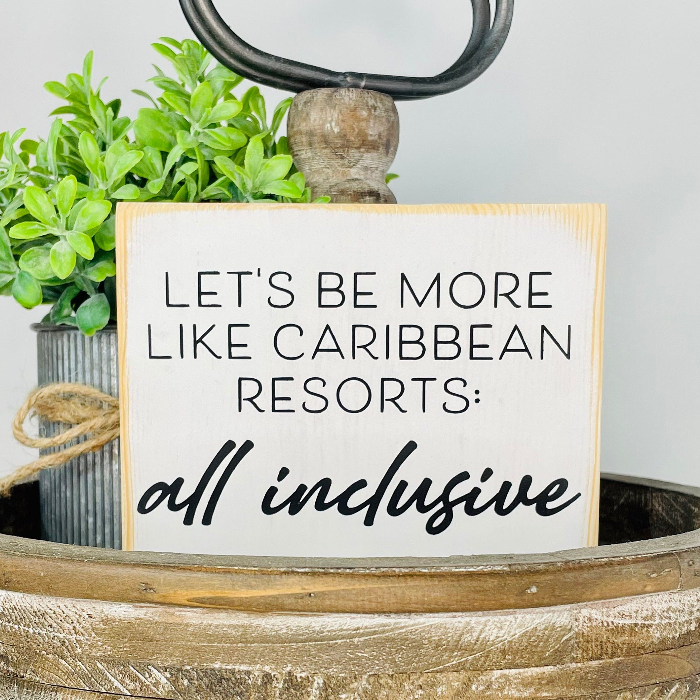 Inclusive Wood Sign | Let's Be More Inclusive | Three Sisters Studio