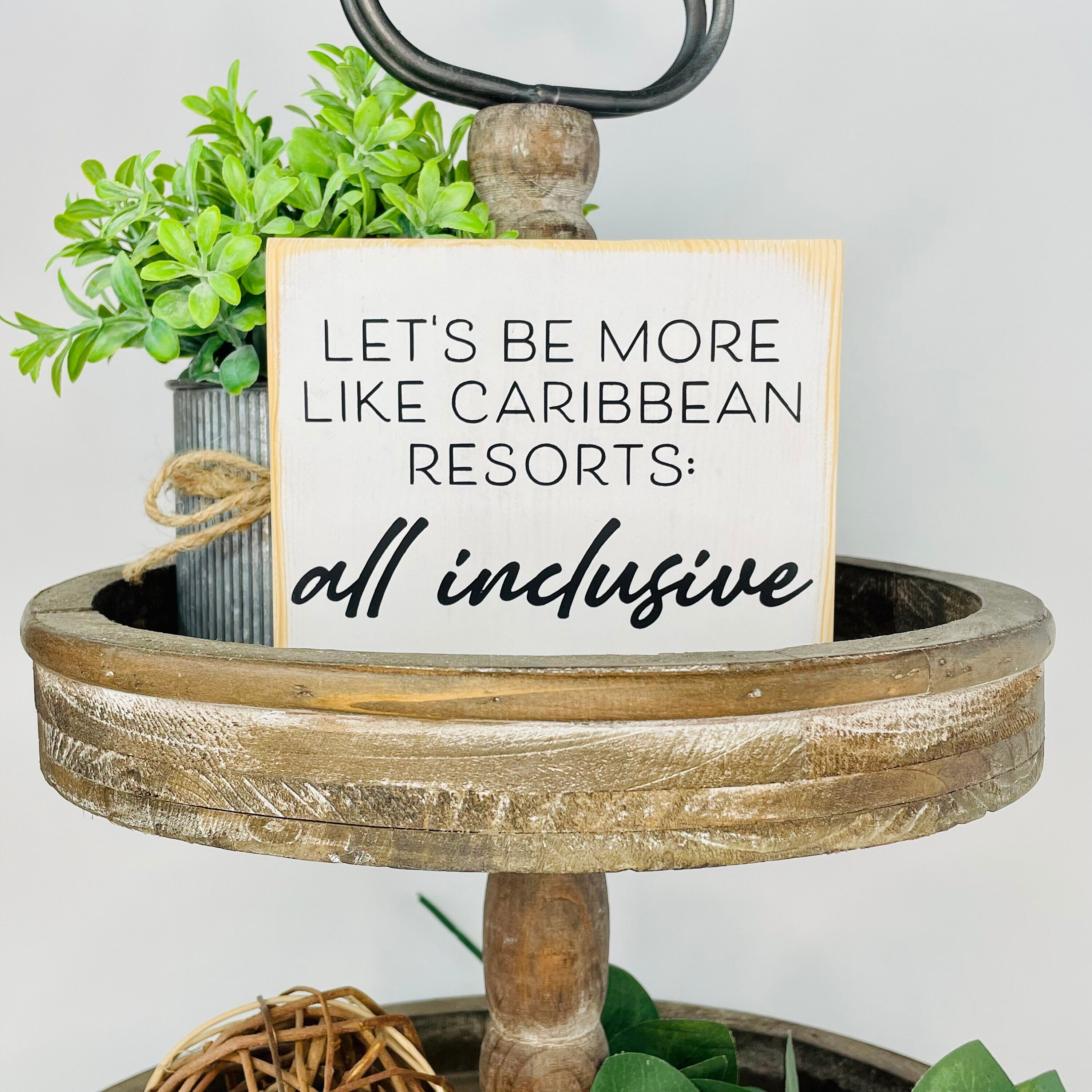 Inclusive Wood Sign | Let's Be More Inclusive | Three Sisters Studio