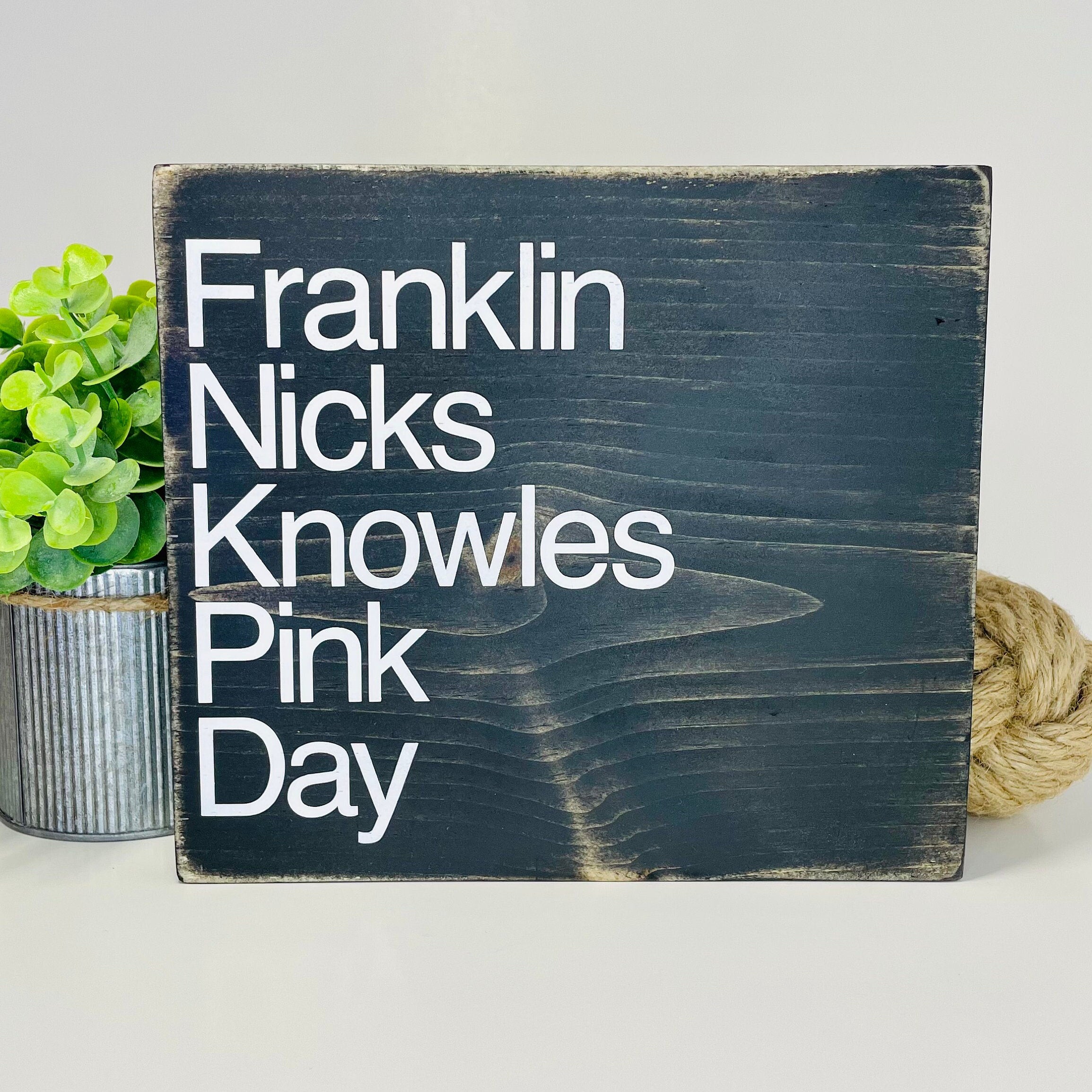 Female Singer Décor Sign Personalized Gift | Three Sisters Studio