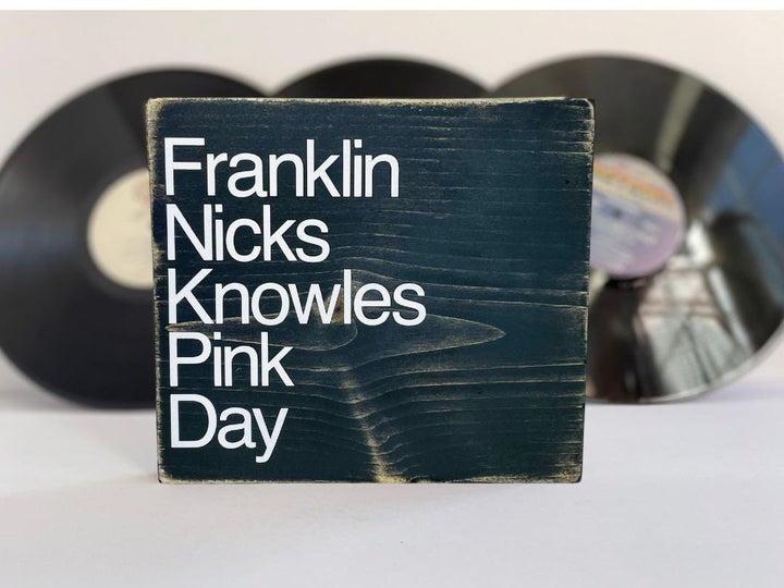 Female Singer Décor Sign Personalized Gift | Three Sisters Studio